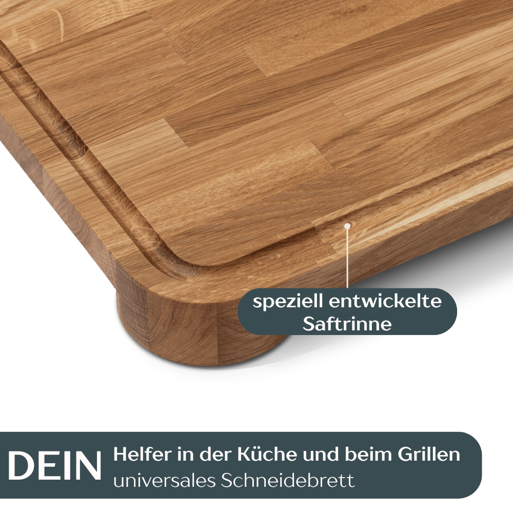 Das Schneidebrett aus Holz