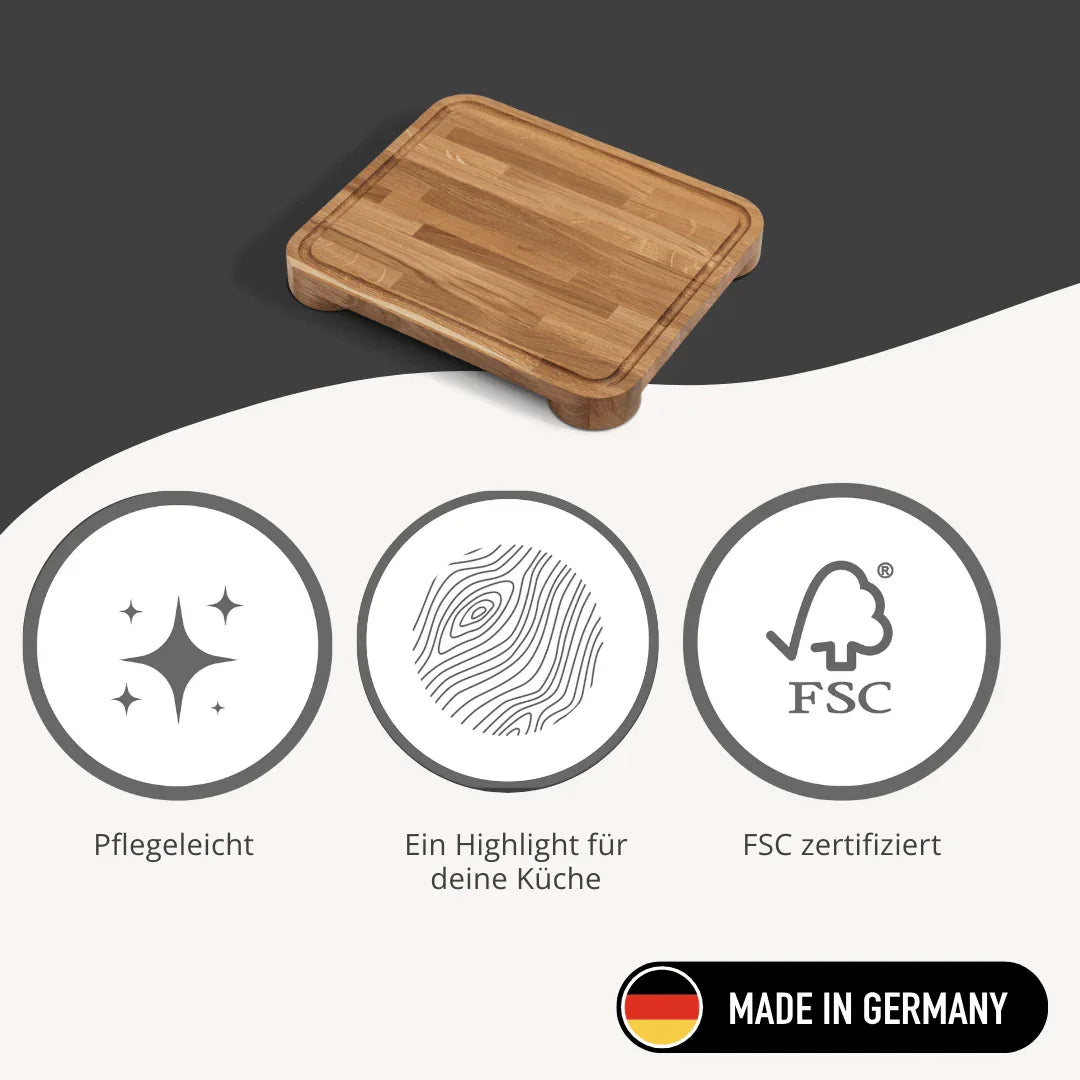 Massivholz – Schneidebrett Heilbronn aus Holz, LXRYWOOD Manufaktur Flein